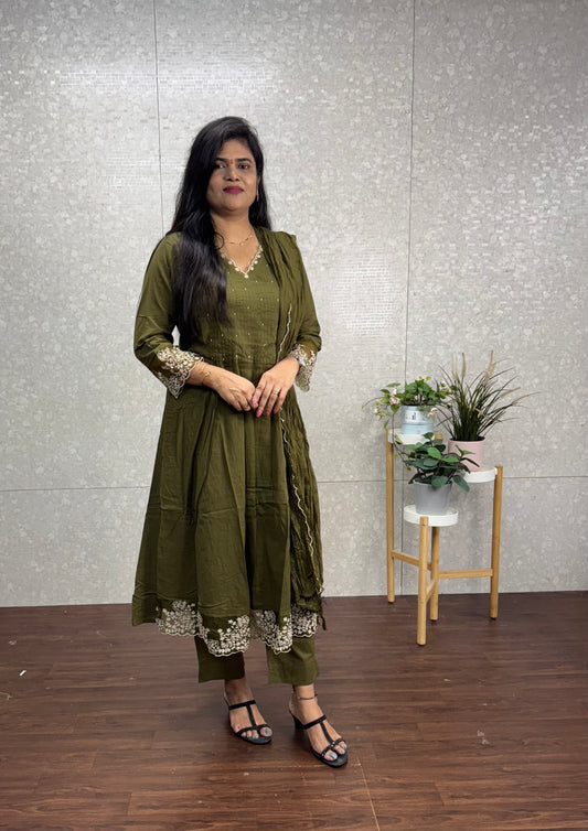 Pure mulcotton suit-SRS008A