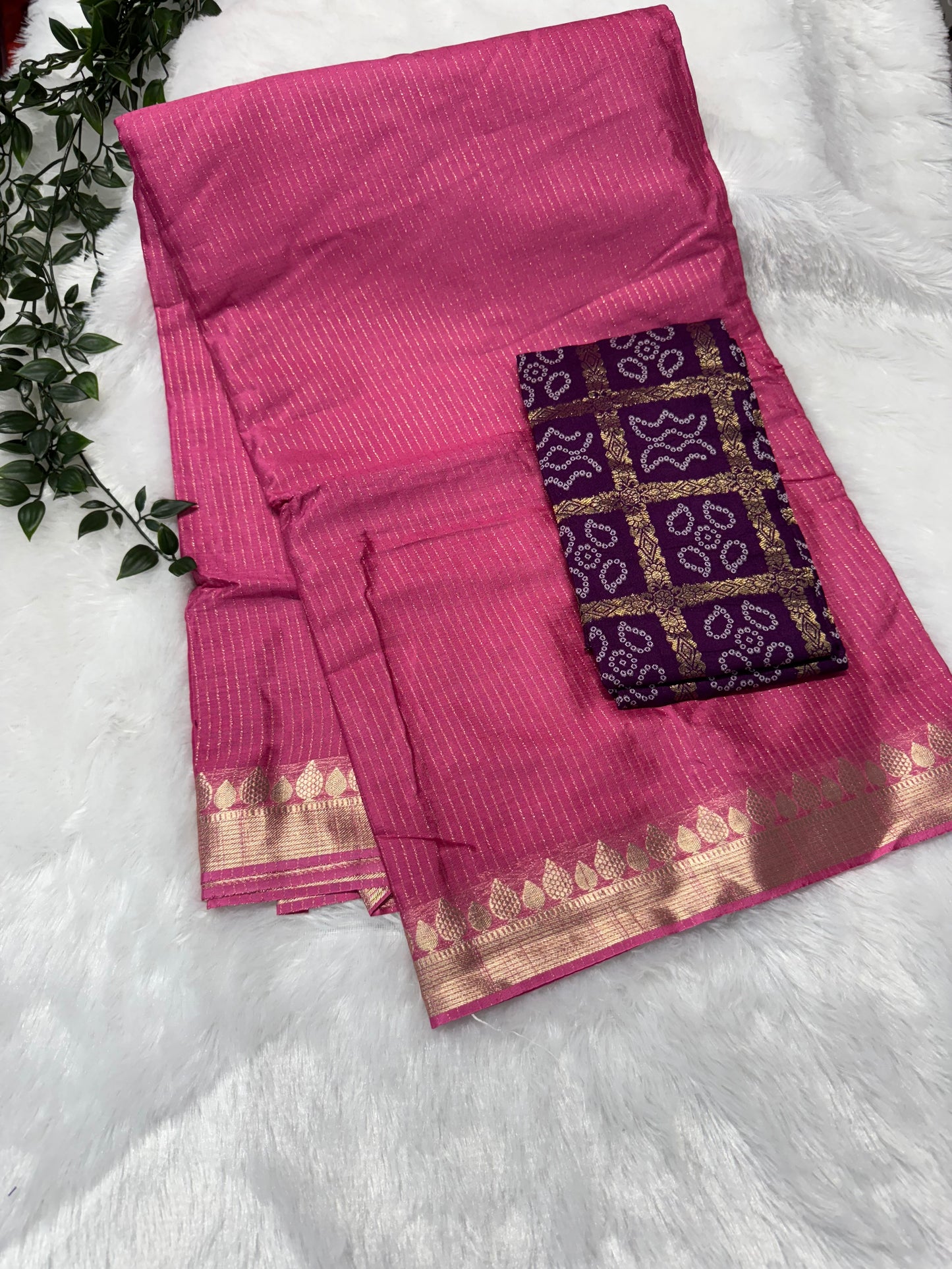 Pure Chinnon crepe silk saree-SR1027D