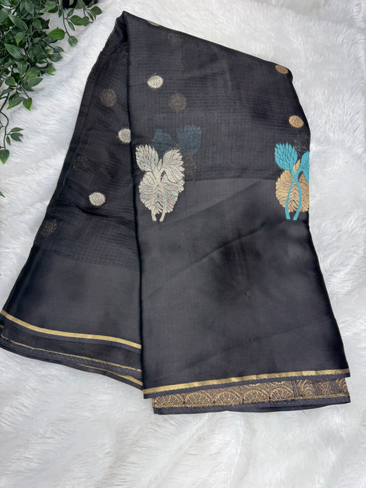 Manipuri silk Kota saree-SR1165G