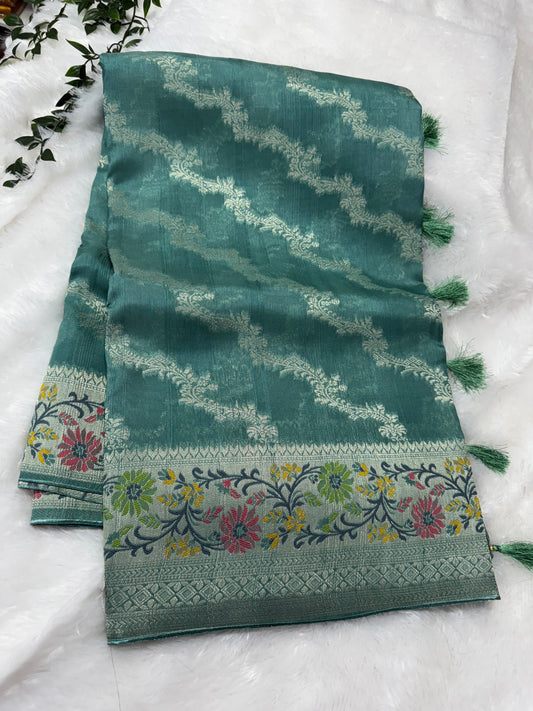 Pure Munga Tassar Paithani-SR1082B