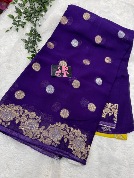 Pure Banarasi Georget-SR1083H