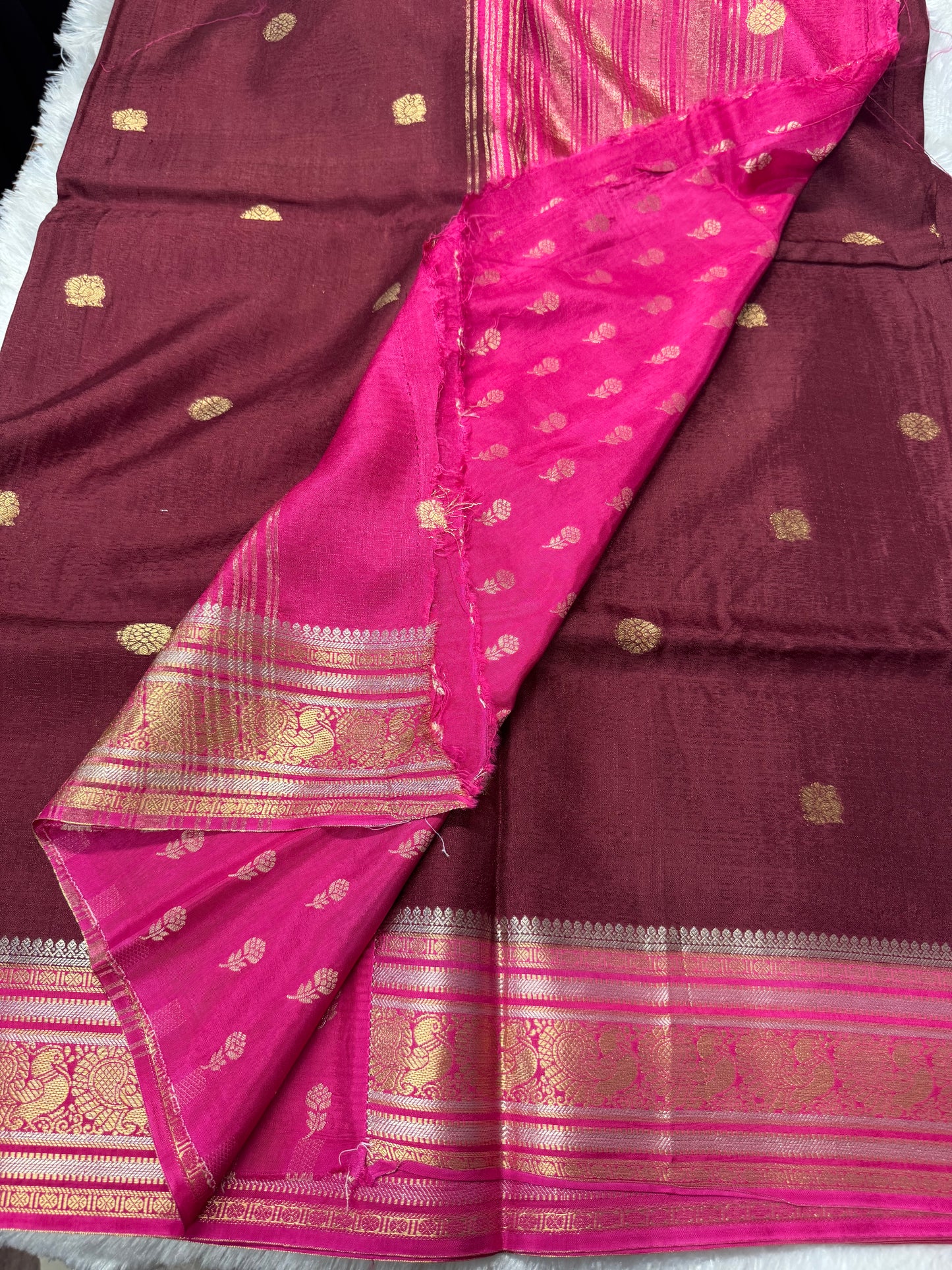 Vintage Mango silk Saree-SR1230E
