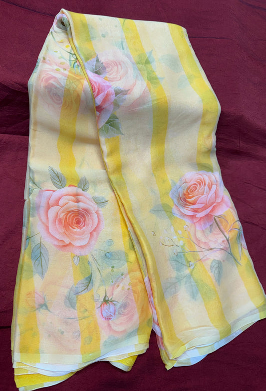 Pure chiffon saree-SR1233E