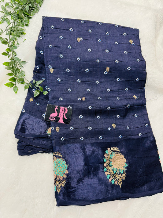 Munga Tassar saree-SR1075E
