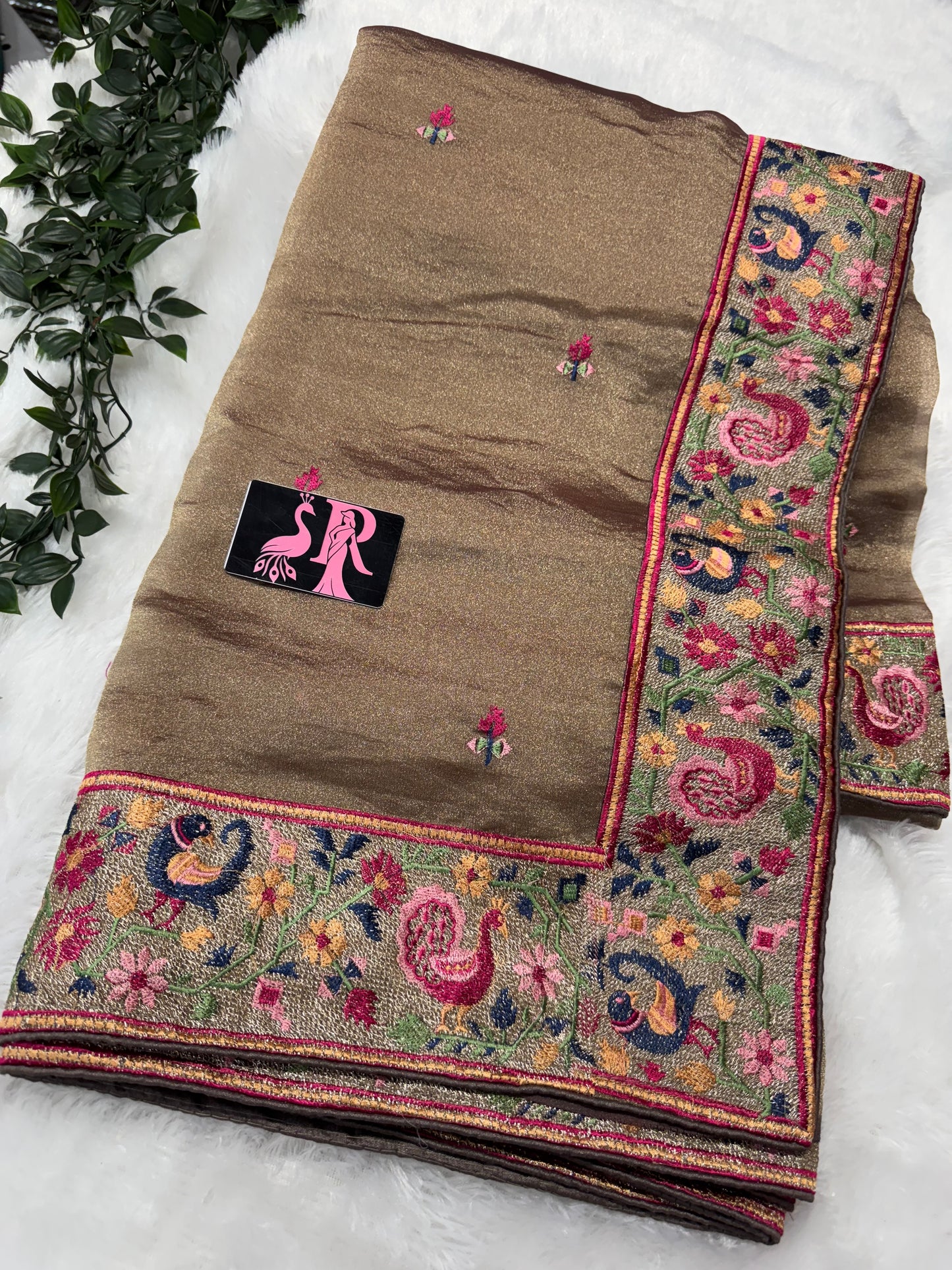 Tissue Georget saree -SR1054E
