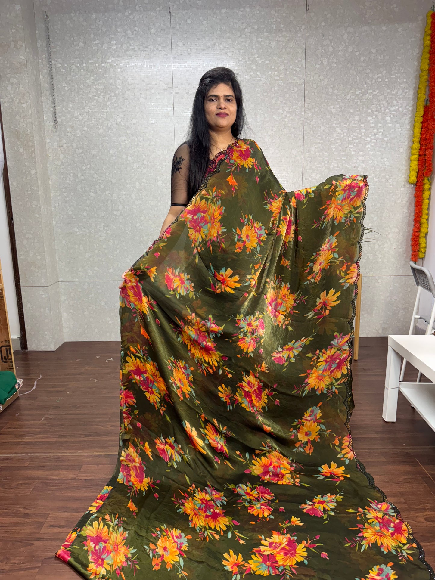 Cocktail saree-SRC100C