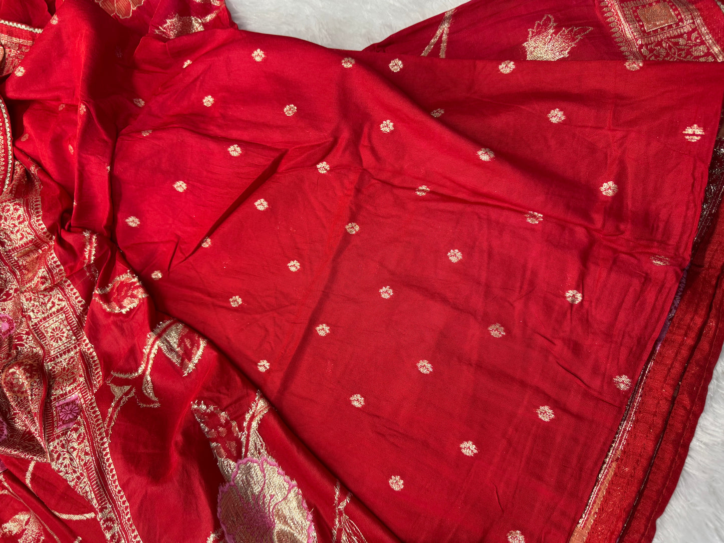 Mushru silk fancy saree-SR1144