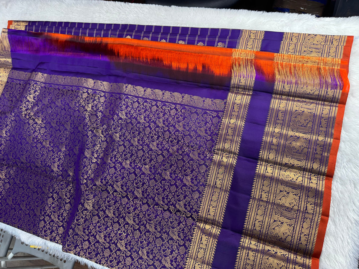 Handloom Kanchipattu saree-SRKP6