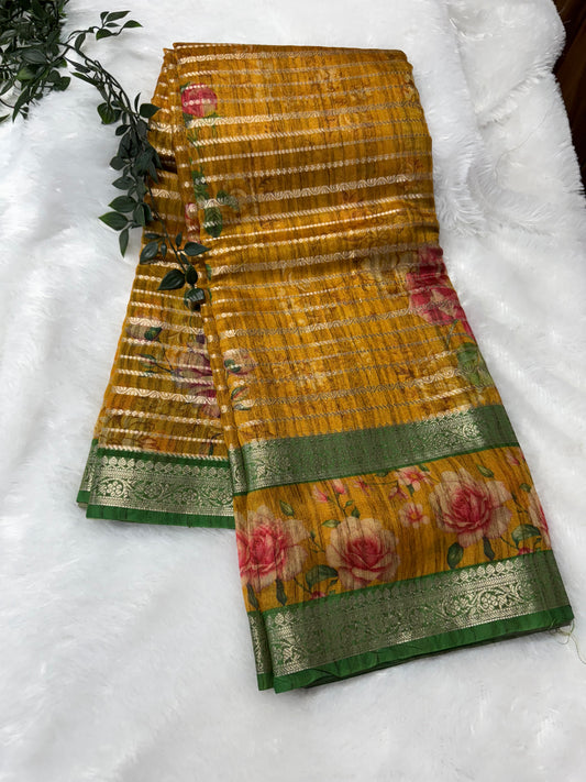 Banaras Dhupion Saree-SRS006