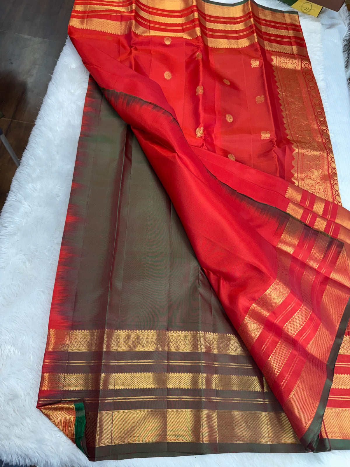 Handloom Kanchi pattu saree-SRKP4