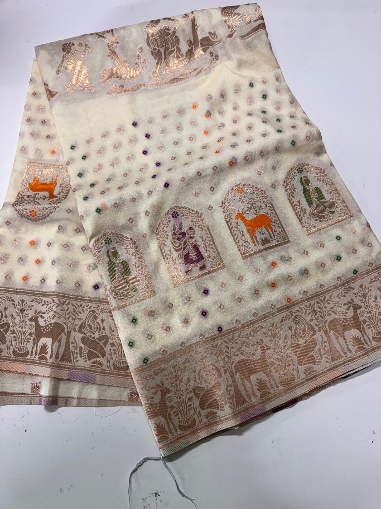 Bandhini weaving saree-SR1285D