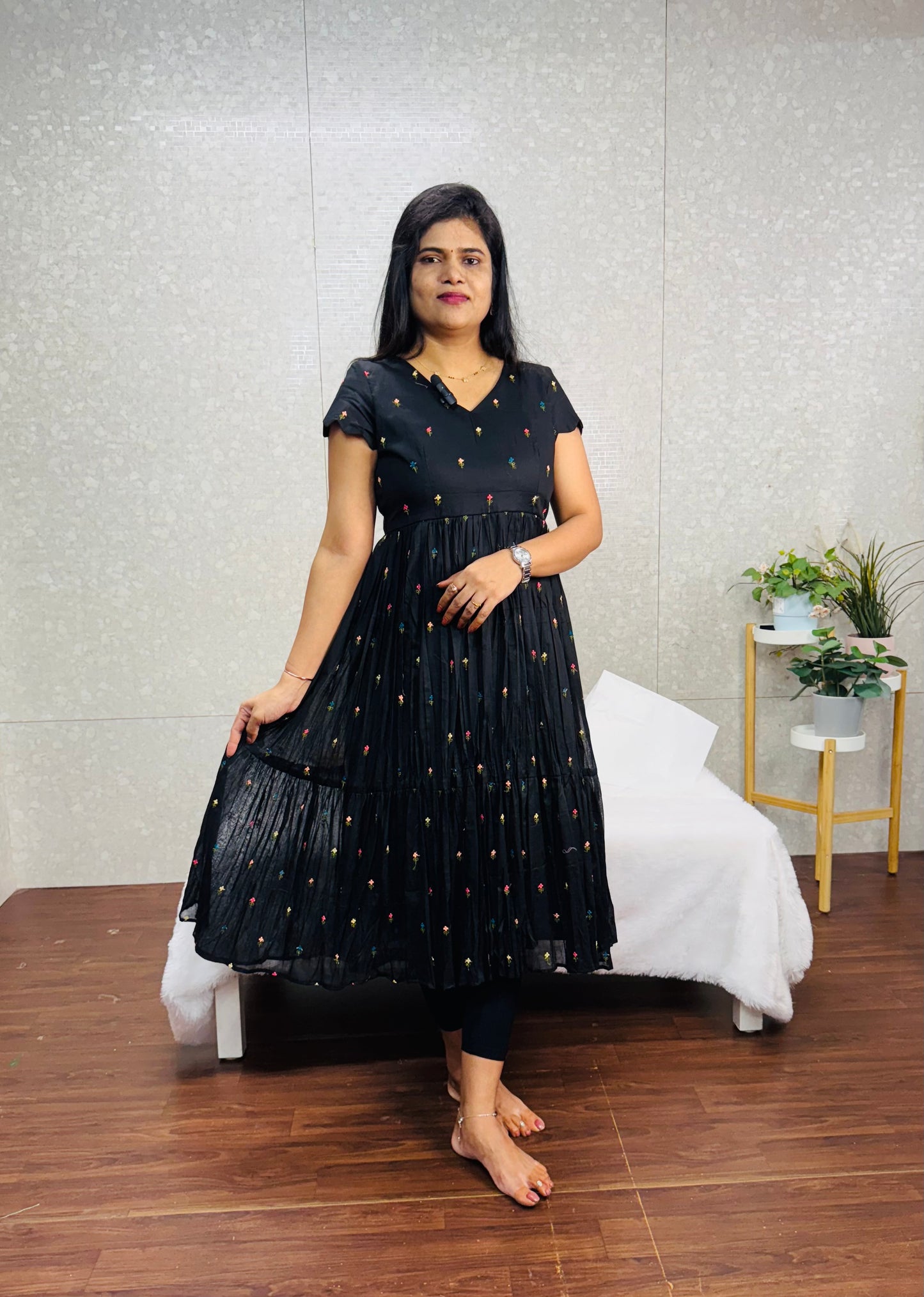 Mulmul cotton frock