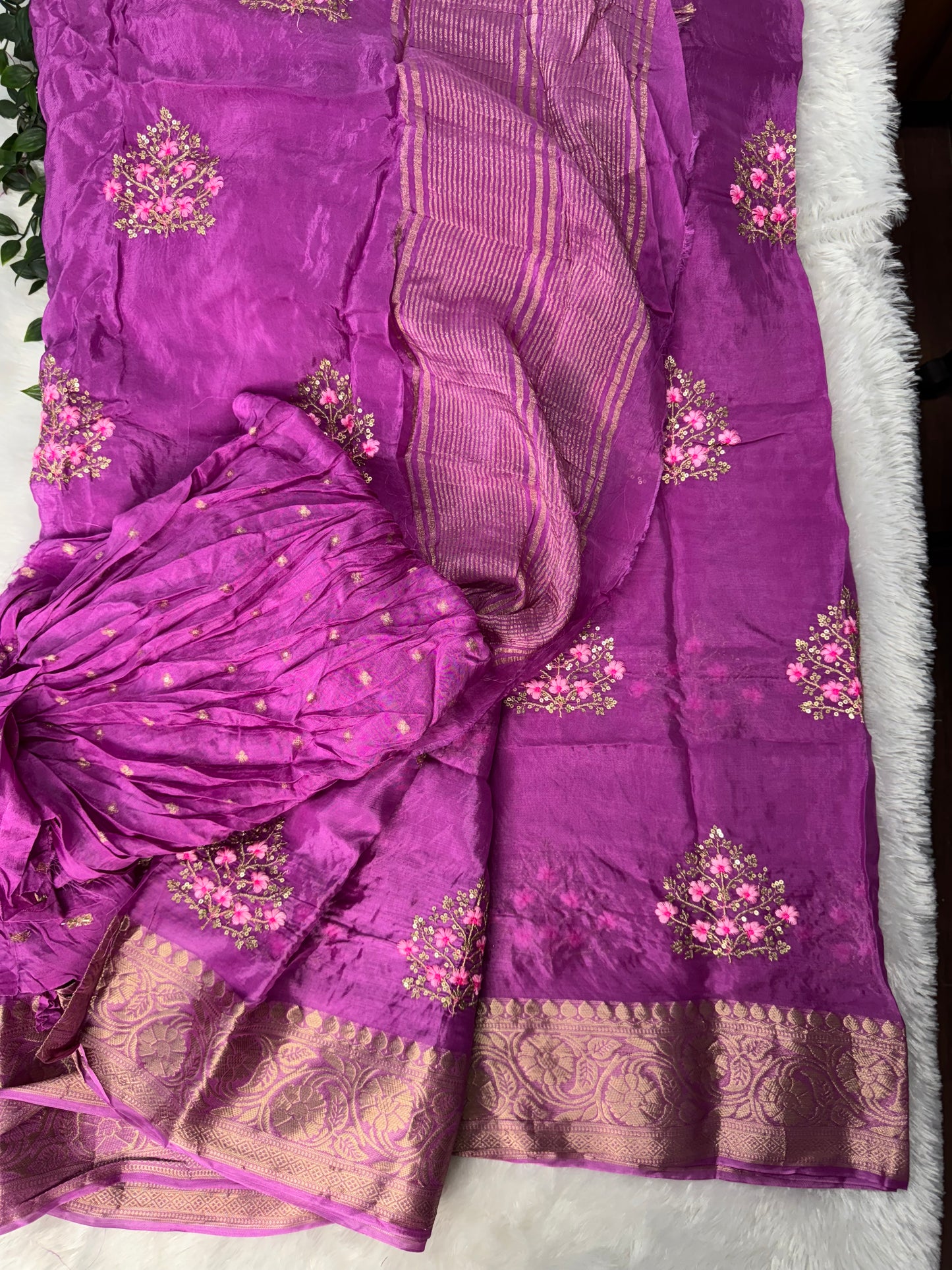 Russian silk saree-SR1097C