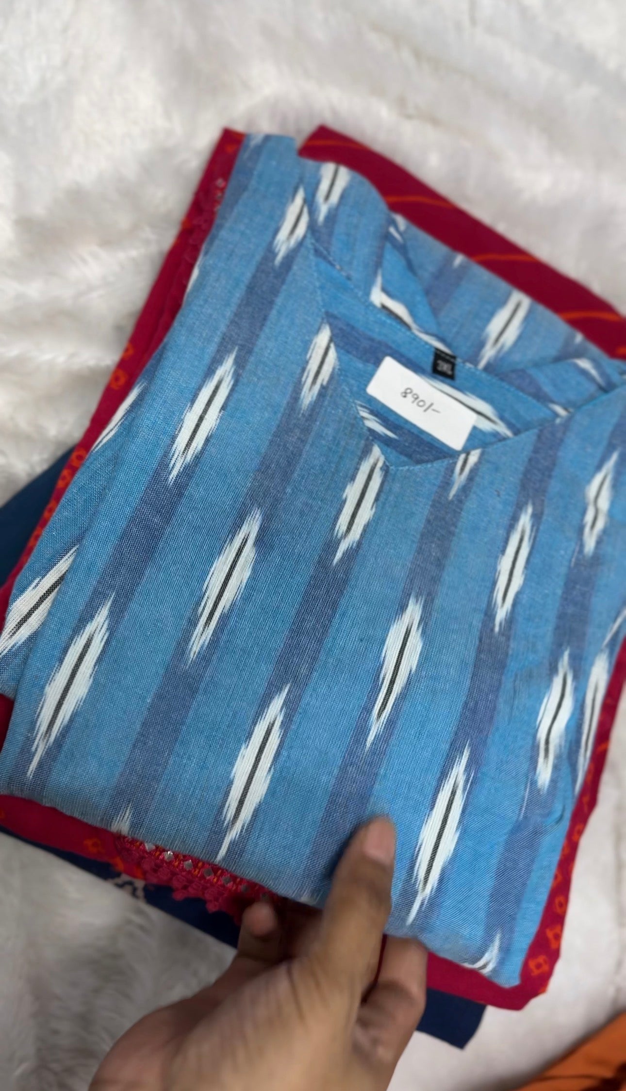Ikkat frock -3XL