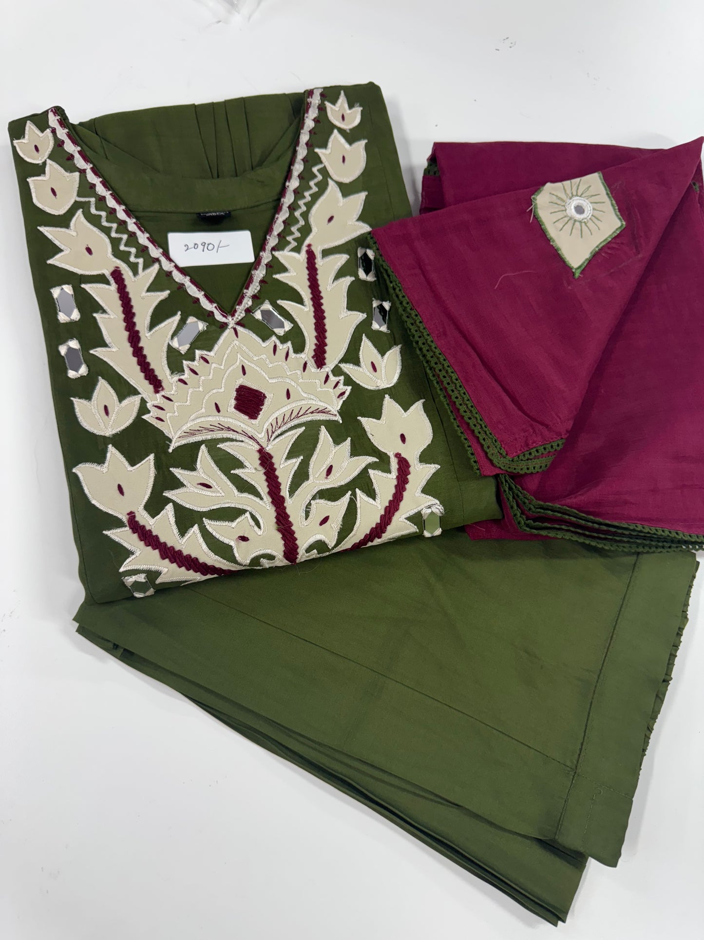 Mulchanderi suit-SRS029B