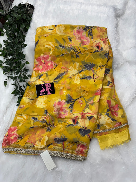 Designer Brasso saree-SR1051D