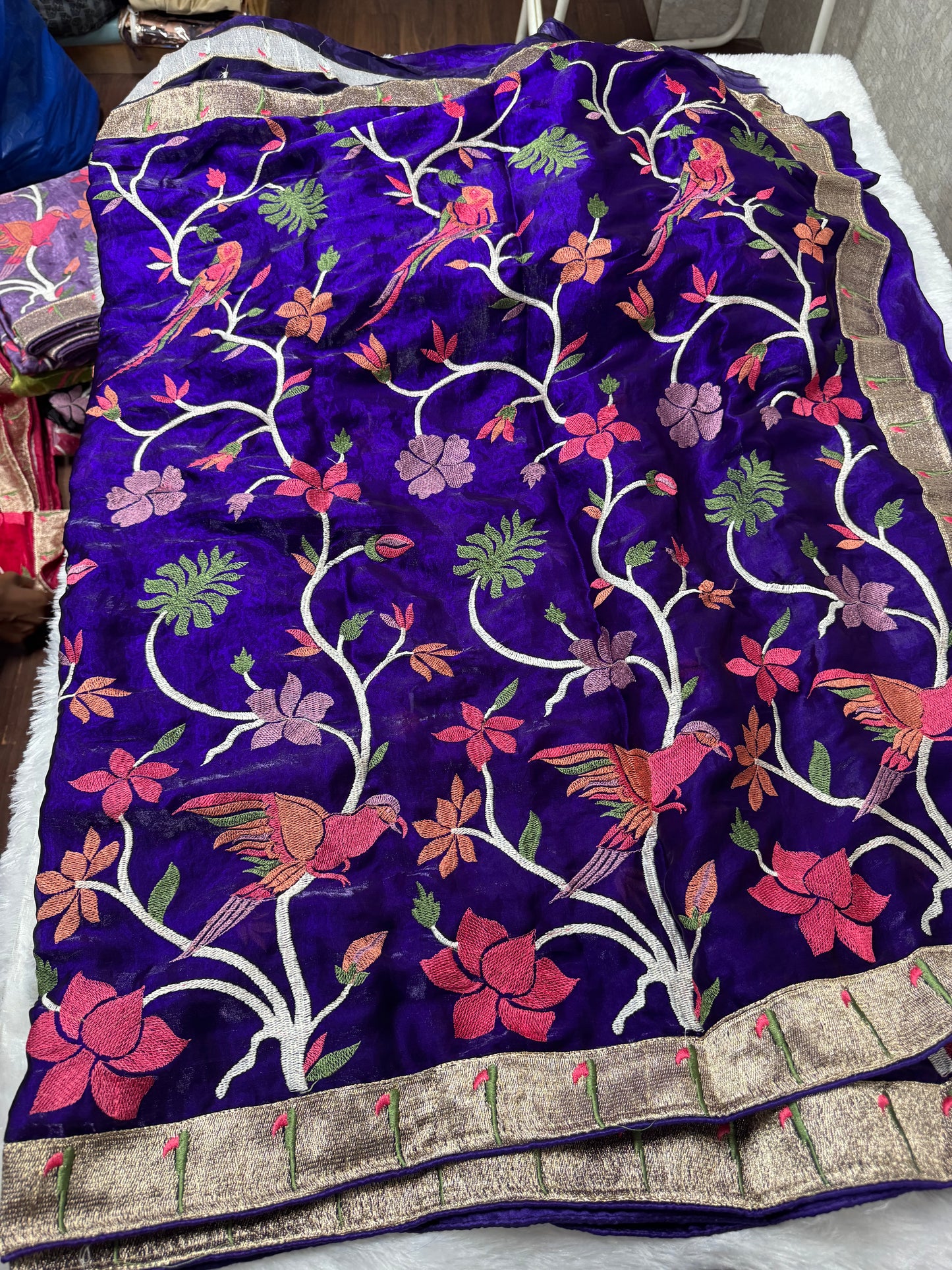 Space silk saree-SR1018F