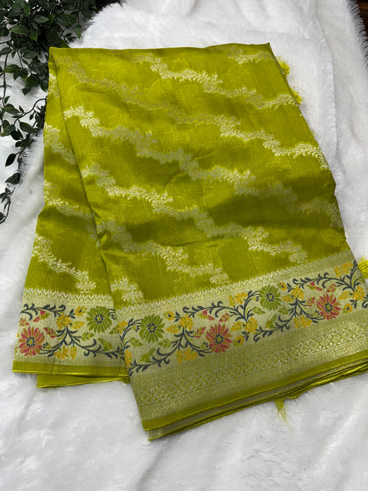 Pure Munga Tassar Paithani-SR1082A