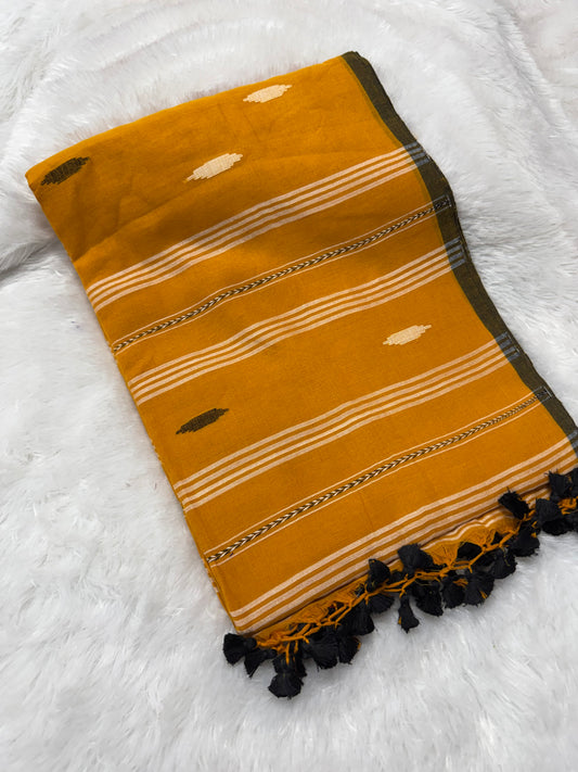 Pure Mulcotton Jamdhani saree-SR1216M