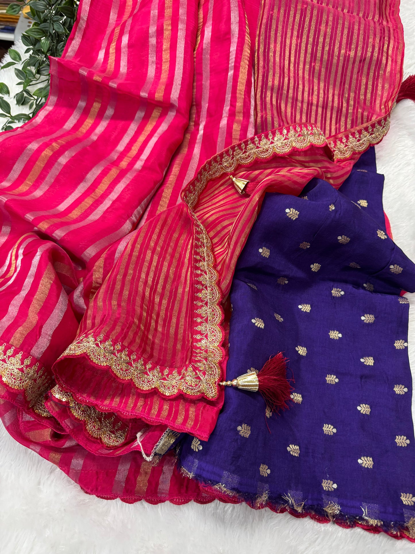 Kora tissue saree-SR1111C