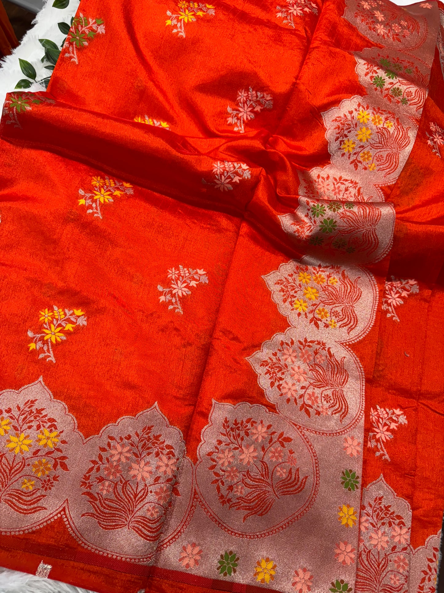 Munga Tassar meenakari-SR1095