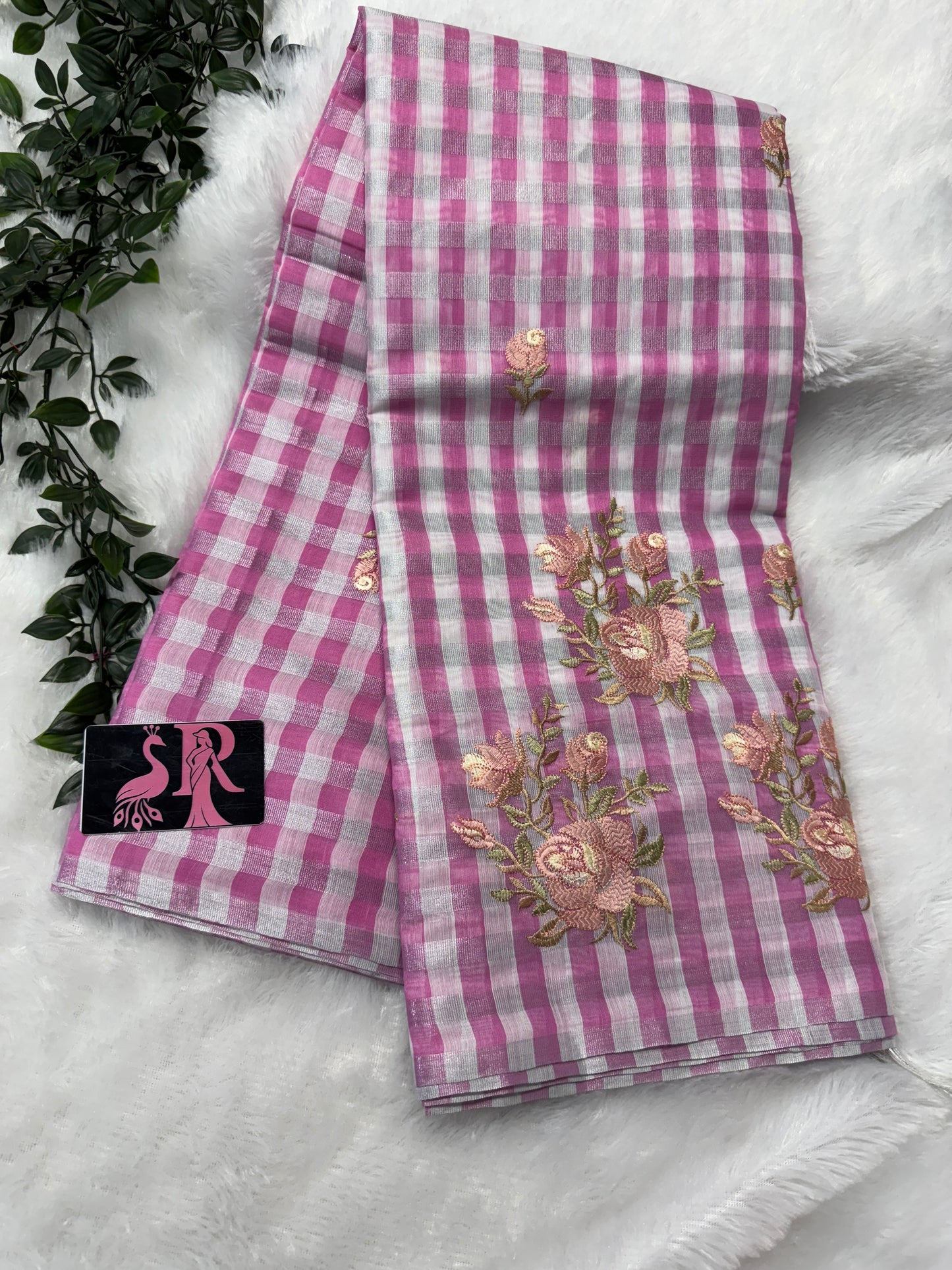 Banarasi tissue checks-SR1050B