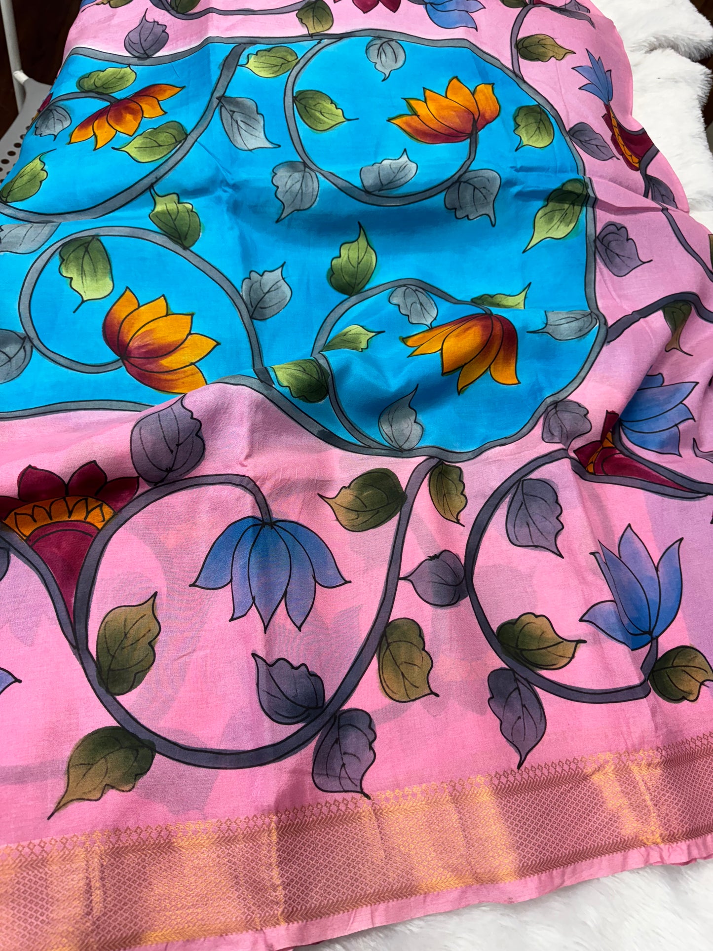 Managalagiri pattu digital print saree-SR1169E