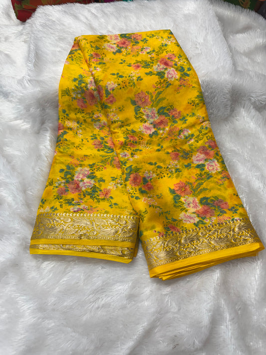 Chinnon floral saree-SR1229C