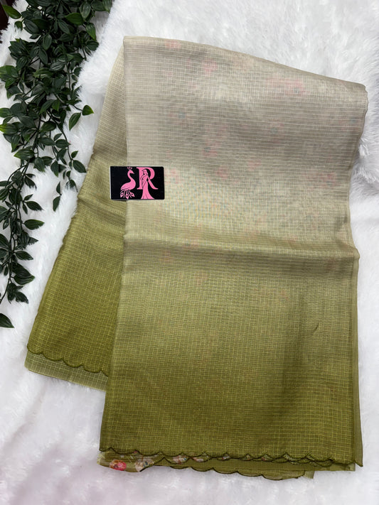 Pure silk Kota ombré saree-SRS030B