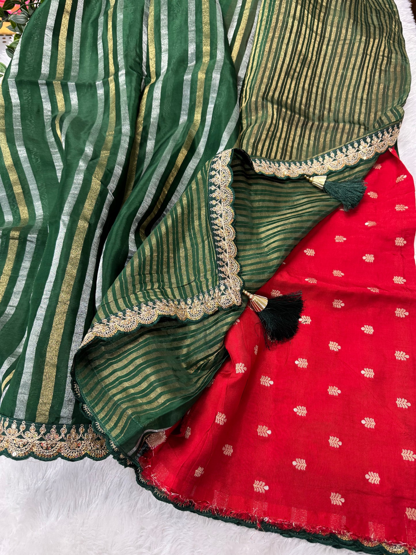 Kora tissue saree-SR1111B