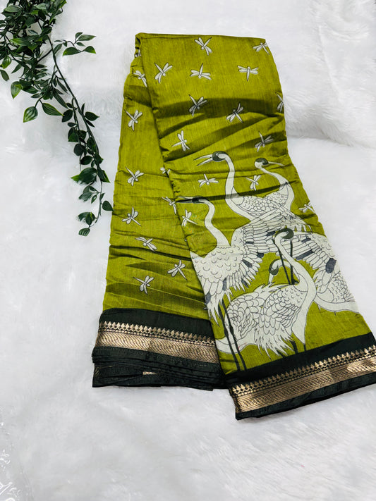 Chanderi saree-1017D