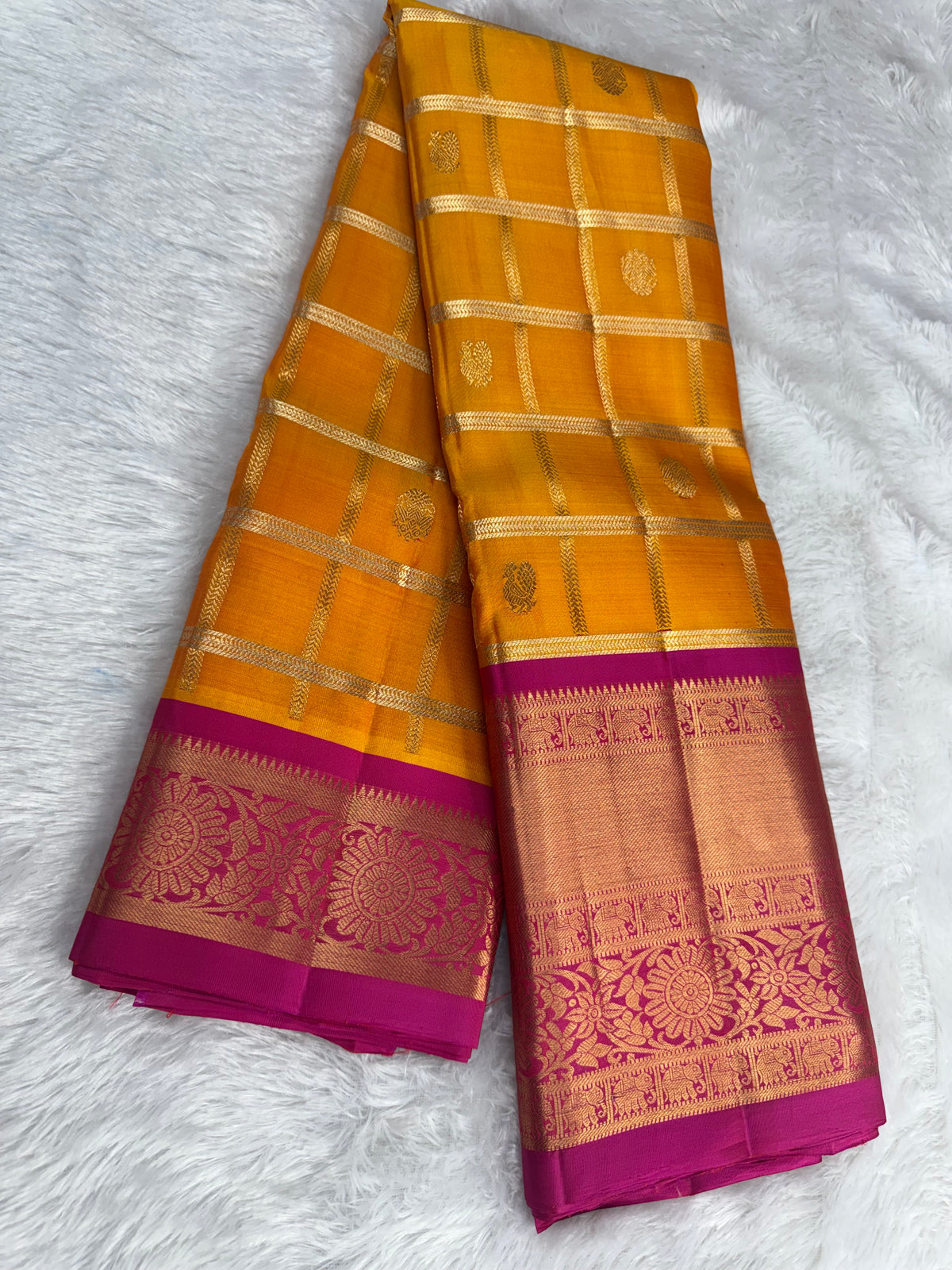 Handloom Kanchipattu saree-SRKP7