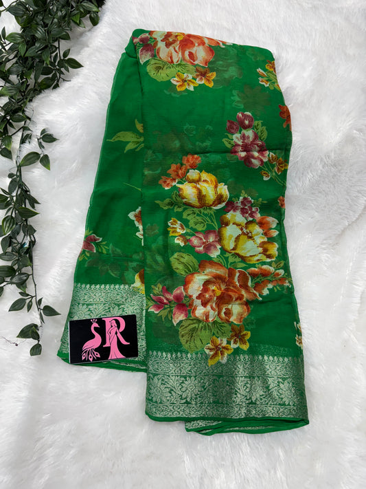 Pure chiffon floral-SRC004
