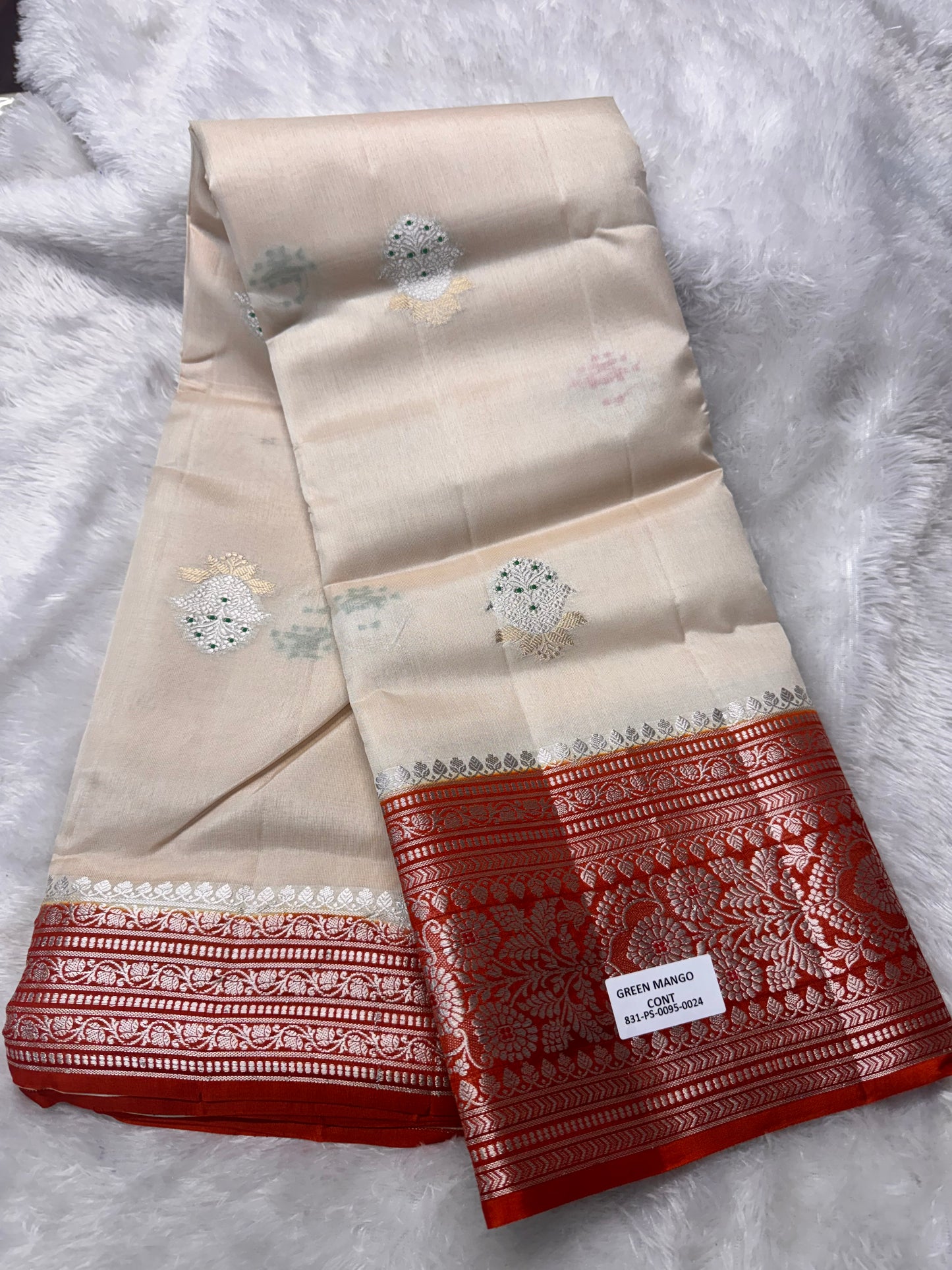 Green mango saree-SR1284J