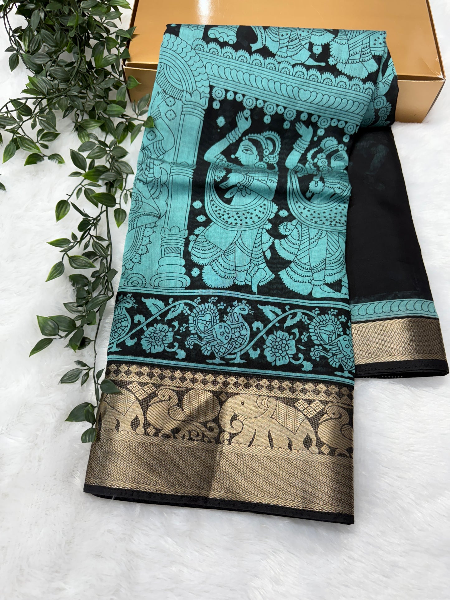 Chanderi Saree-SR1014B