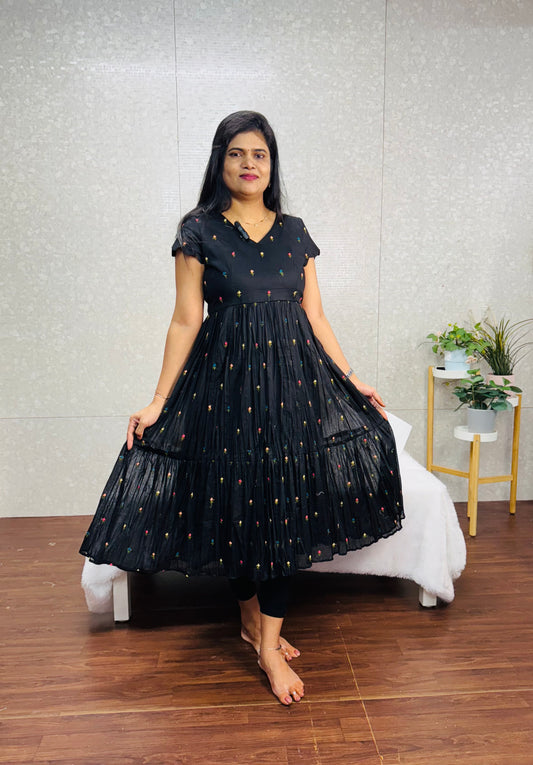 Mulmul cotton frock