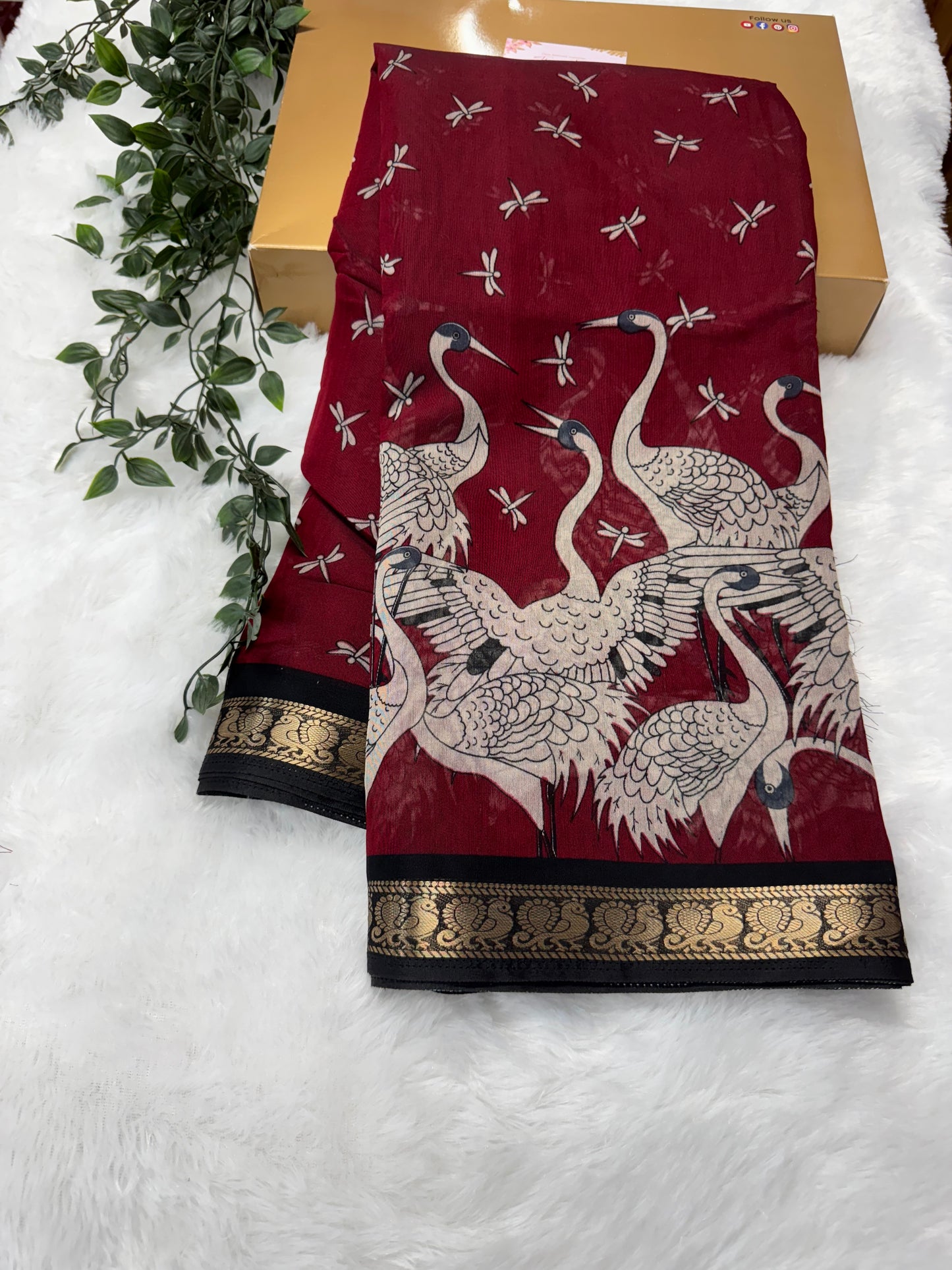 Chanderi saree-SR1001A