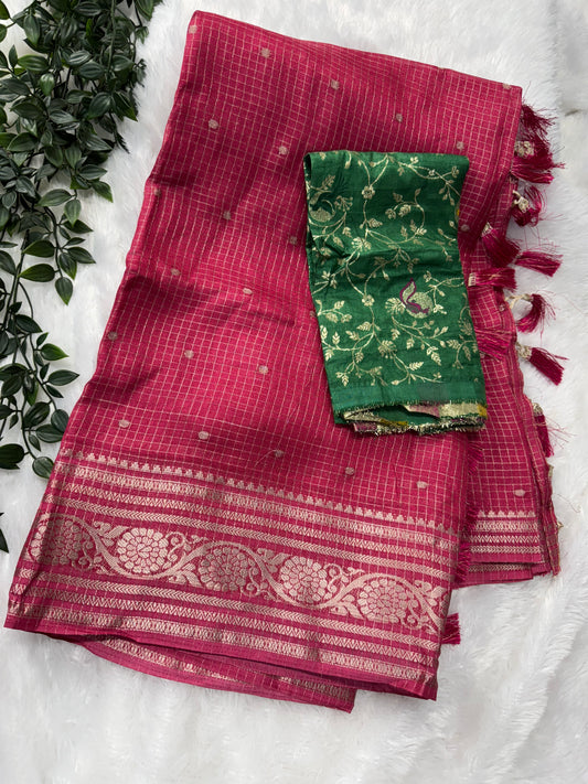 Dola silk vintage checks -SR1145C