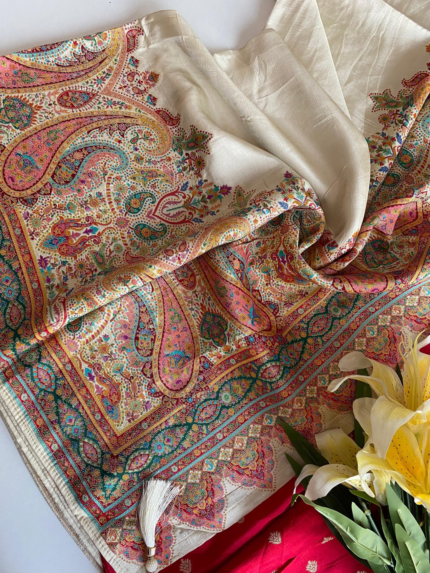 Pashmina saree-SR1071E