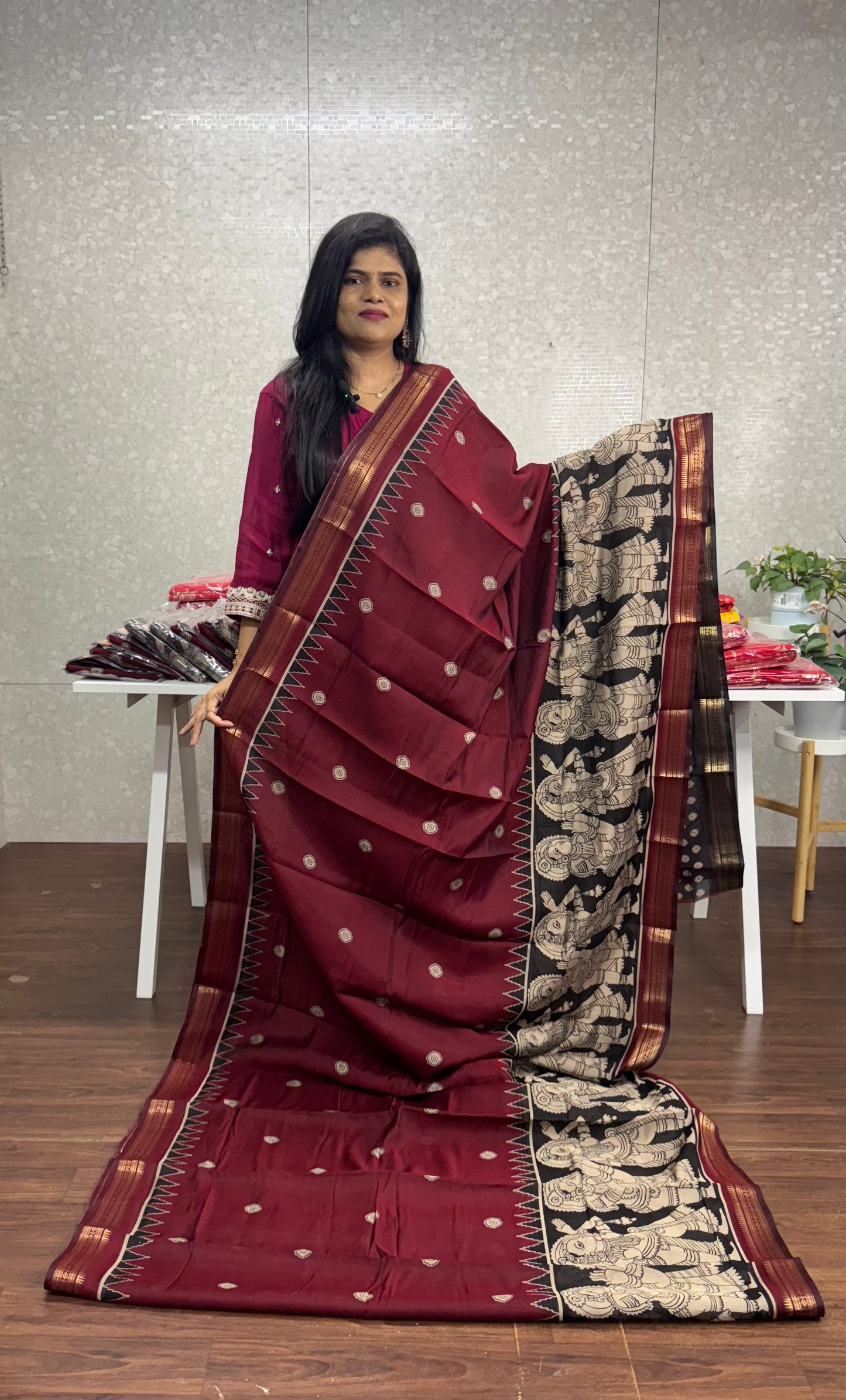 Mushru silk saree-SR1143