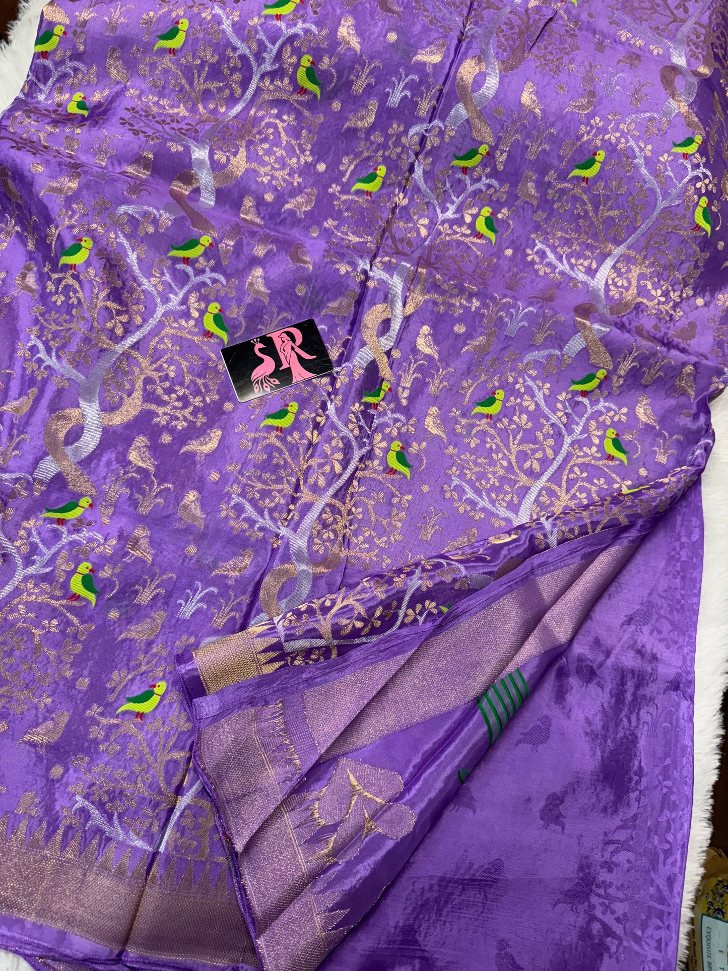 Green Apple saree-SR1076A
