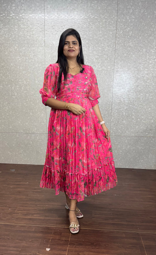 Chiffon Frock-SRF1003A