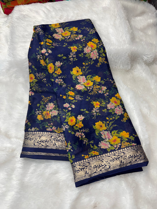 Chinnon floral saree-SR1229G