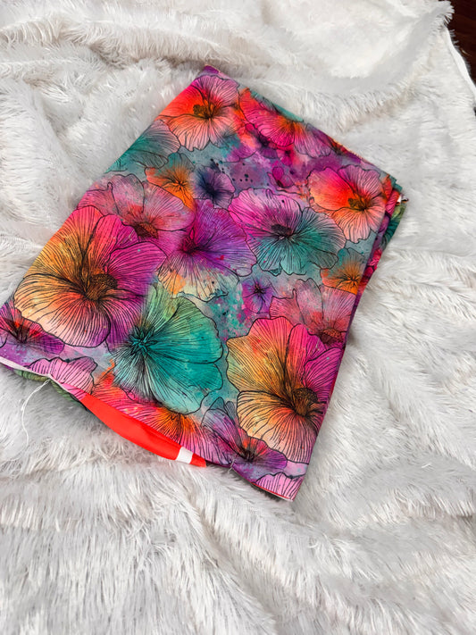 Georget digital print saree-SR1272B