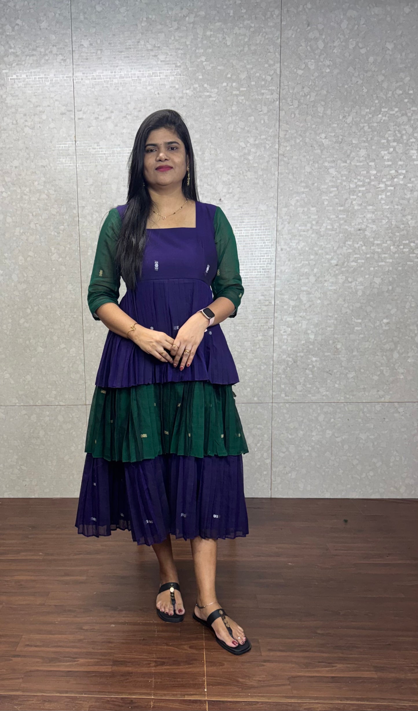 Narayanpet frock-SRF1047E