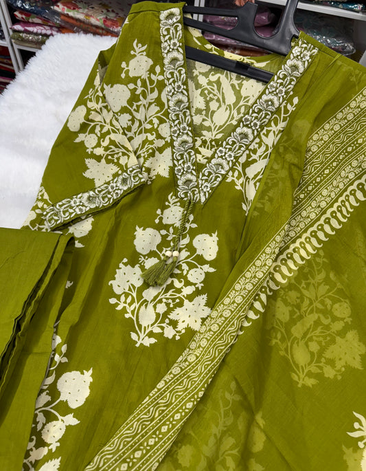 Jaipur cotton embroidery-SRSP012B