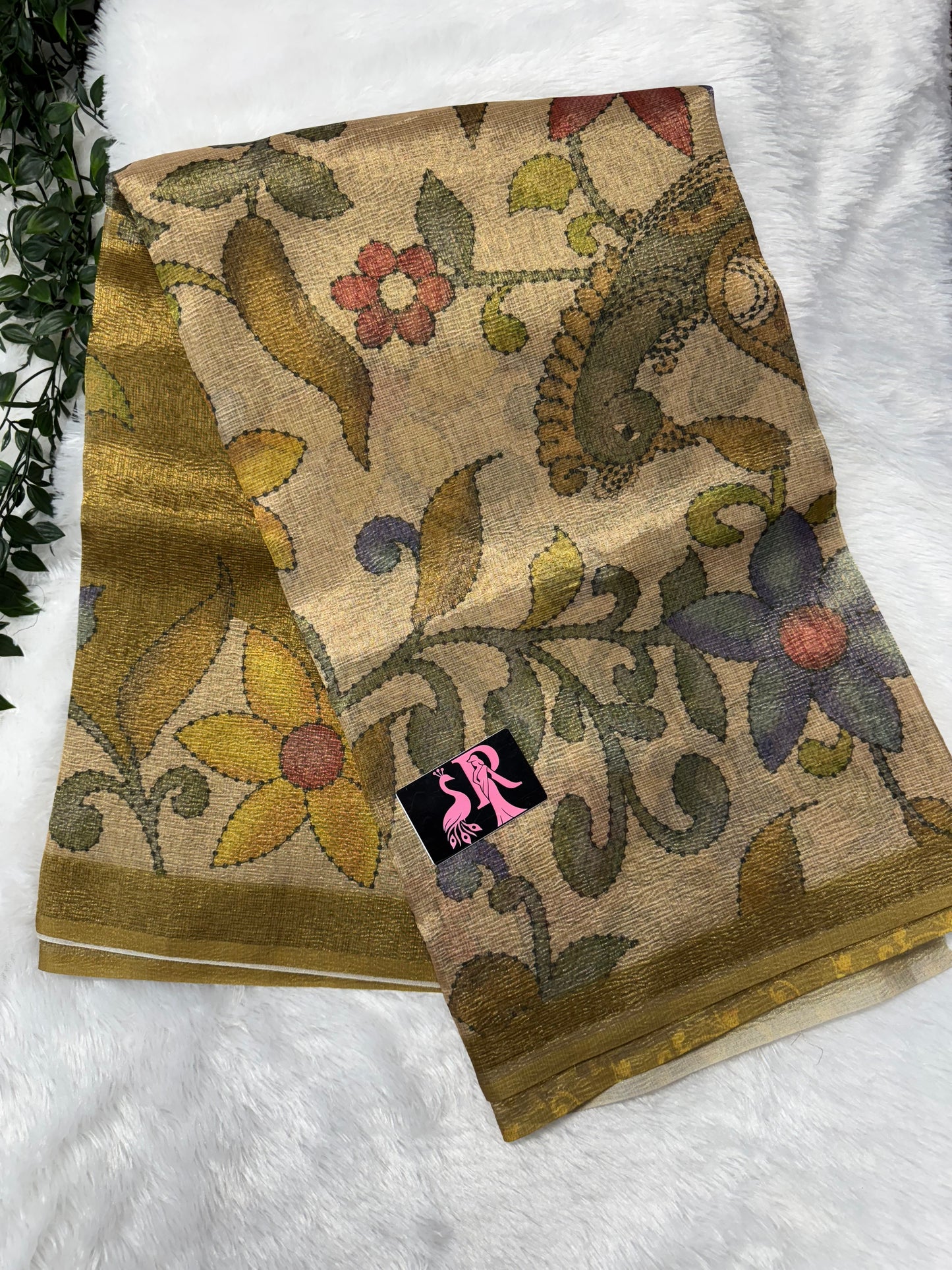 Crush Kota Kalamkari saree-SR1089A