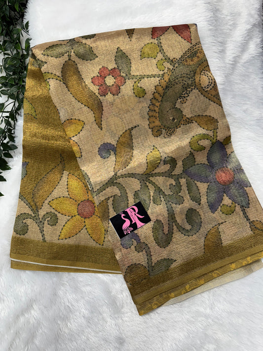 Crush Kota Kalamkari saree-SR1089A