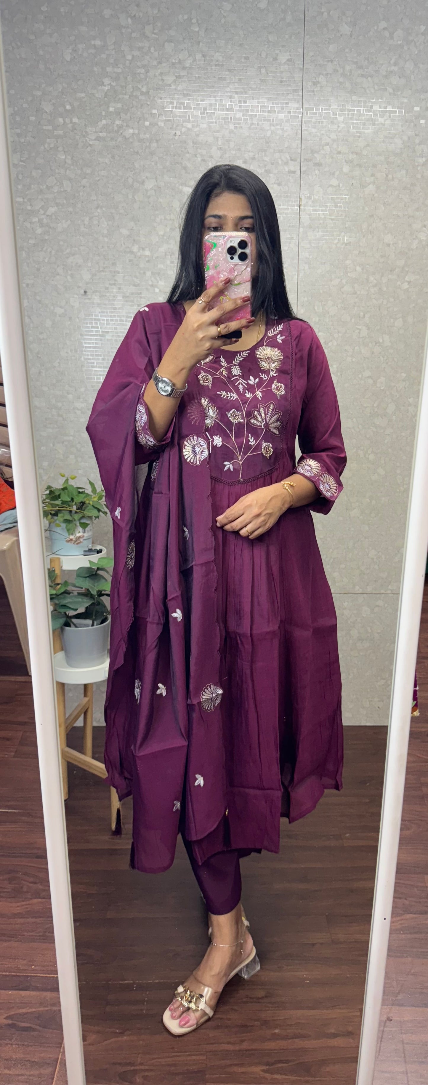 Mulchanderi suit-SRS037