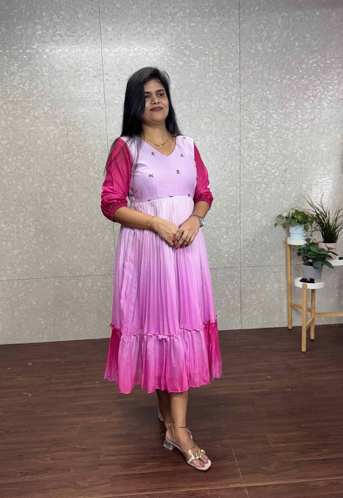 Kota ombré frocks-SRF1011C